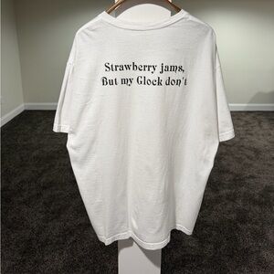 Strawberry Jams but my Glock Don’t x Ben Baller White SS Tee